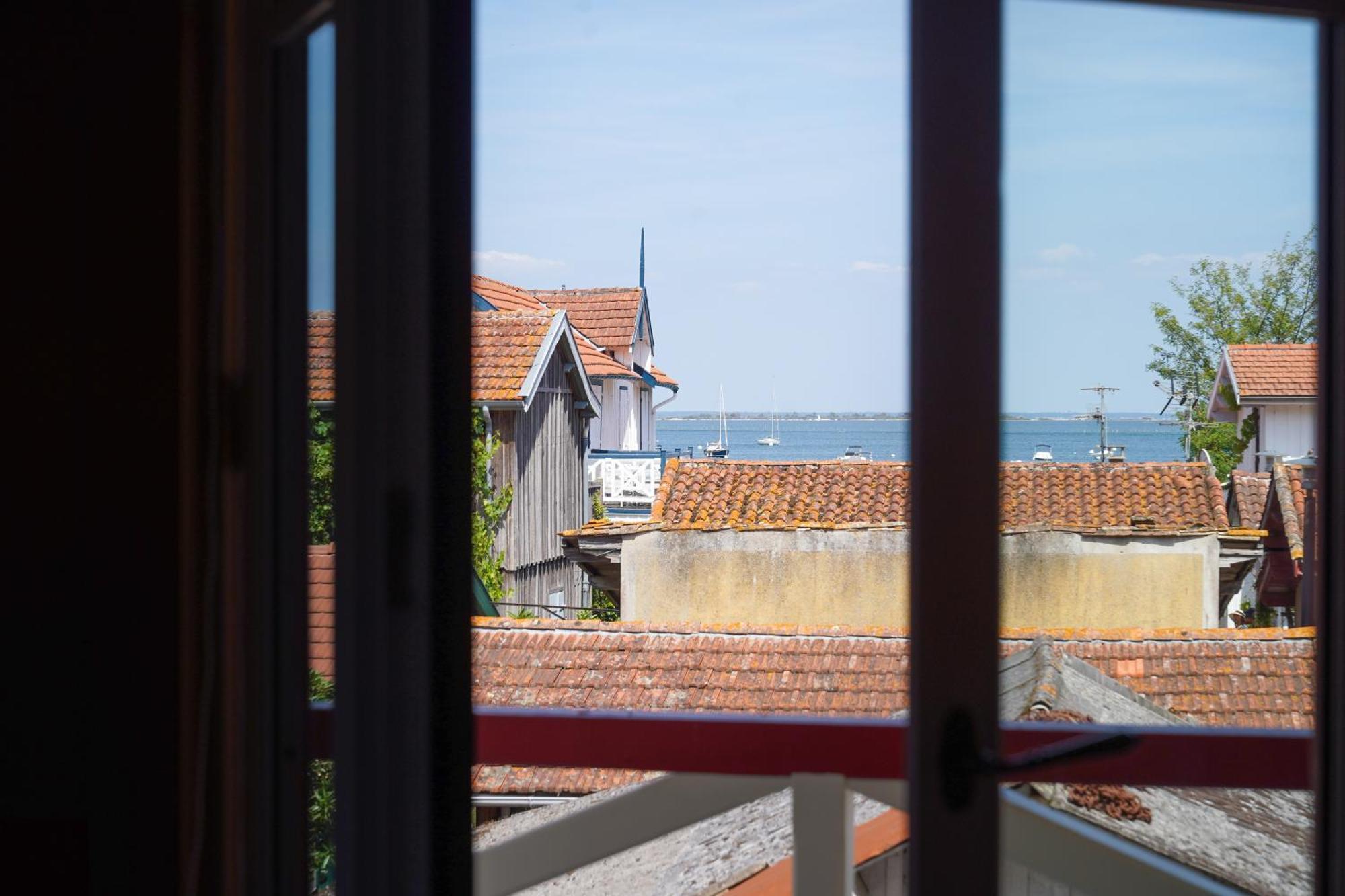 Hotel De La Plage Lège-Cap-Ferret Exteriör bild